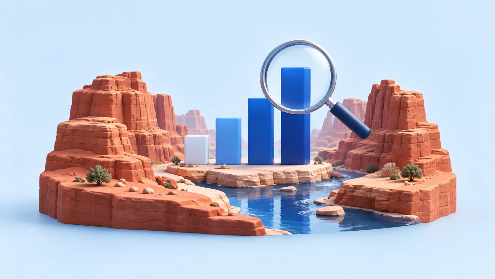 Red Rock: original editorial illustration